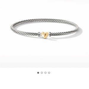 David Yurman Cable Heart Bracelet